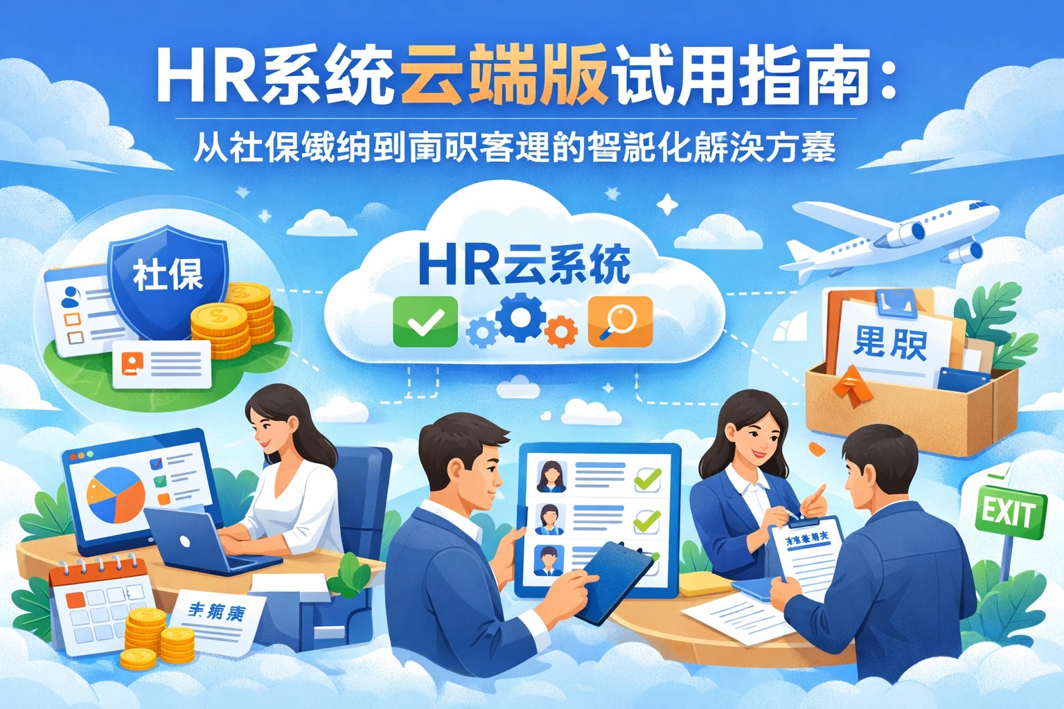 HR系统云端版试用指南：从社保缴纳到离职管理的智能化解决方案