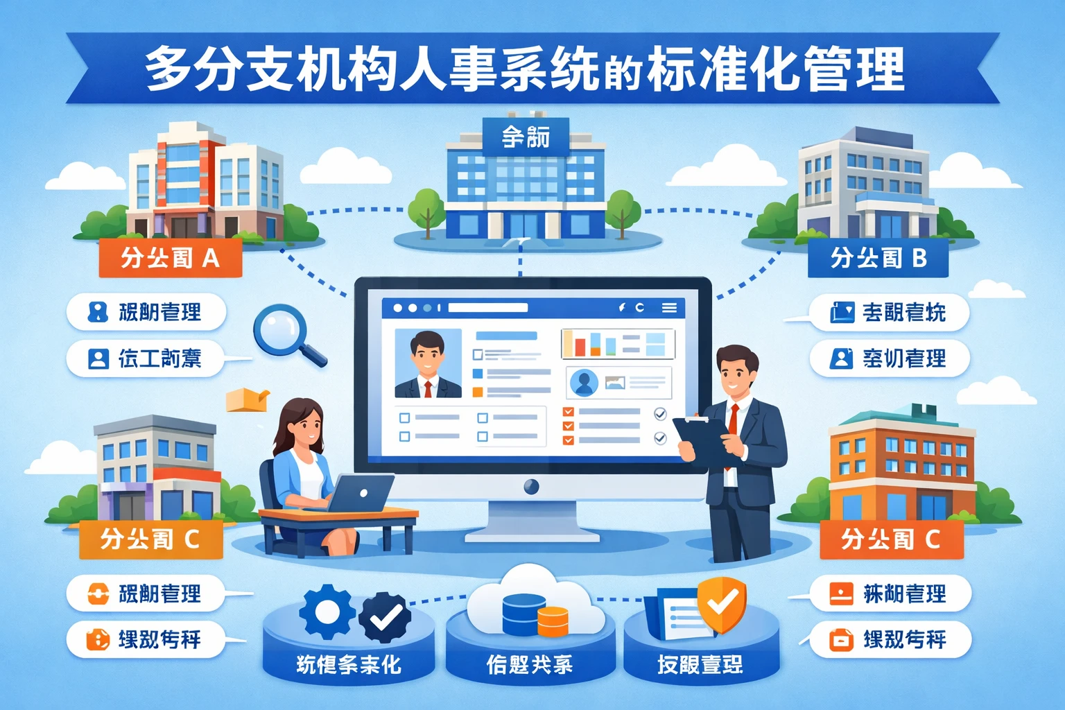 多分支机构人事系统的标准化管理