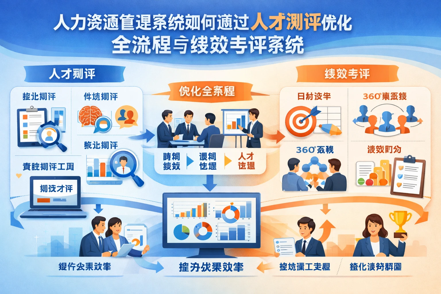人力资源管理系统如何通过人才测评优化全流程与绩效考评系统