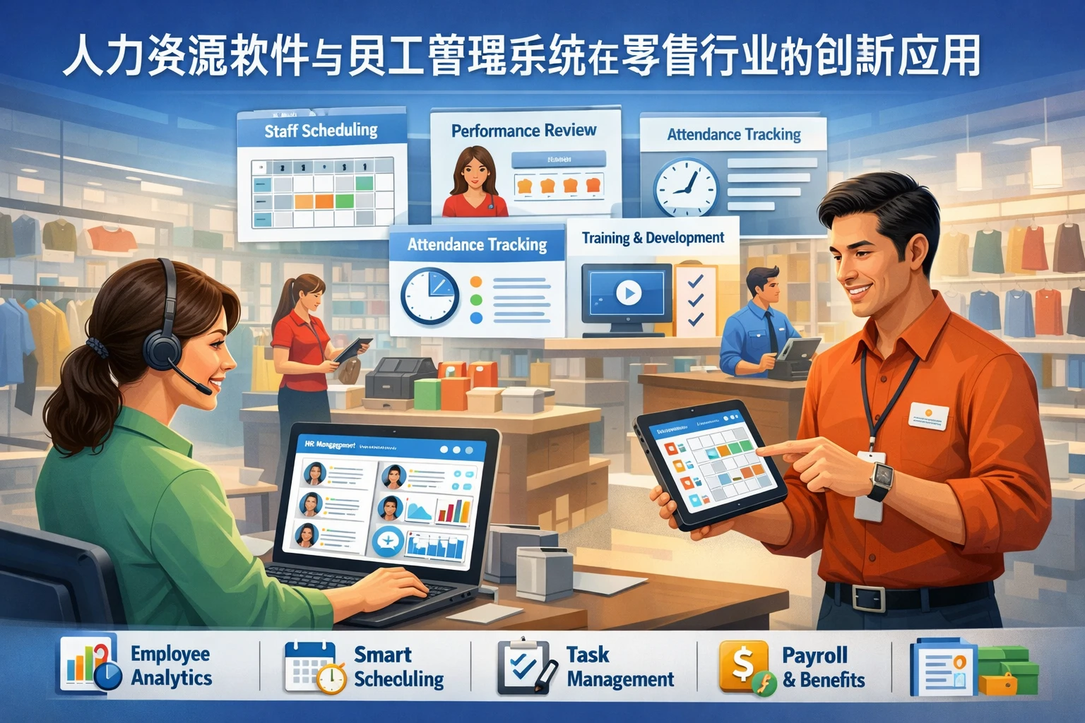 人力资源软件与员工管理系统在零售行业的创新应用