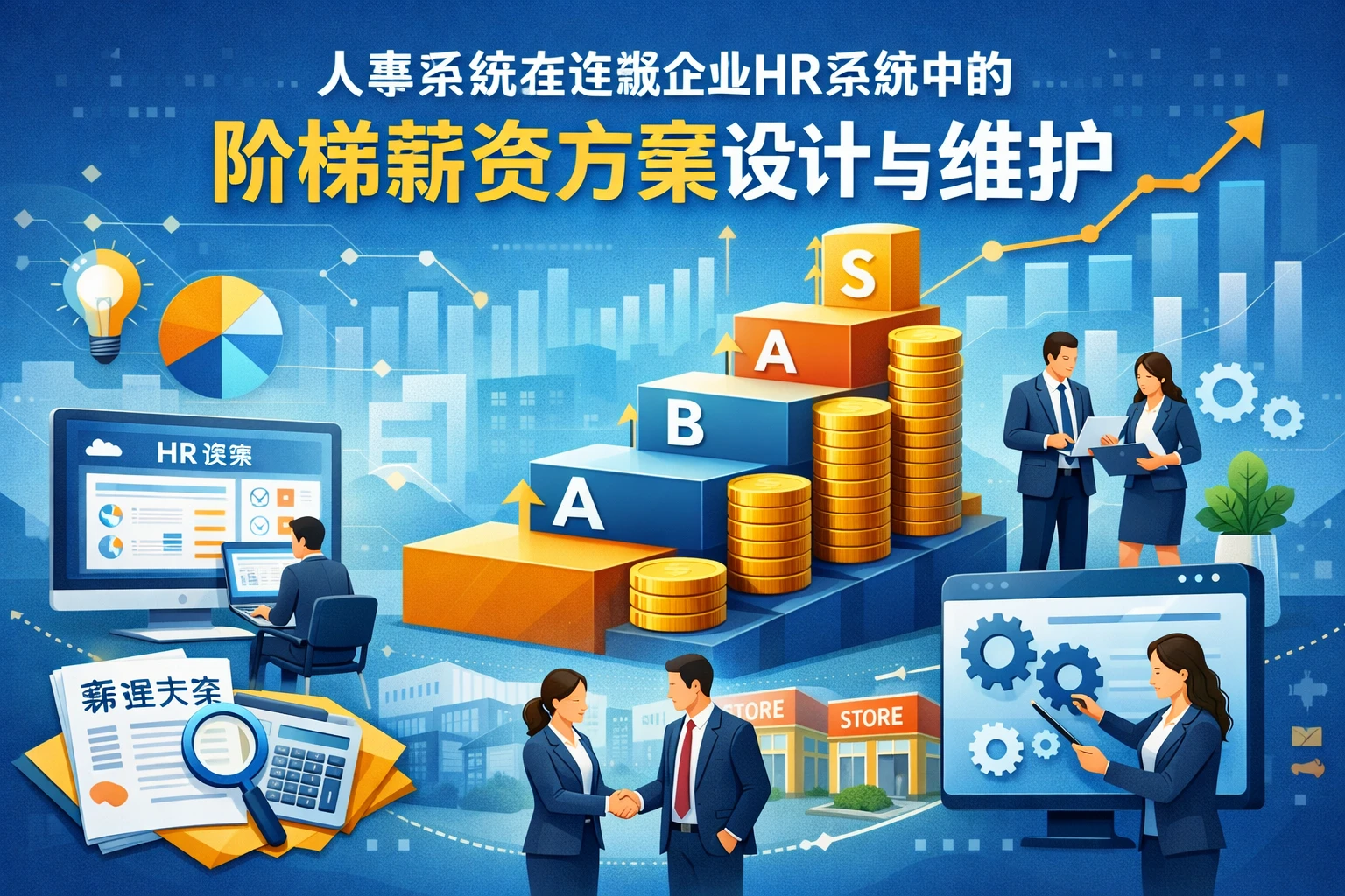 人事系统在连锁企业HR系统中的阶梯薪资方案设计与维护