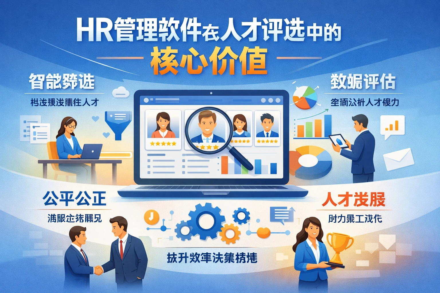 HR管理软件在人才评选中的核心价值