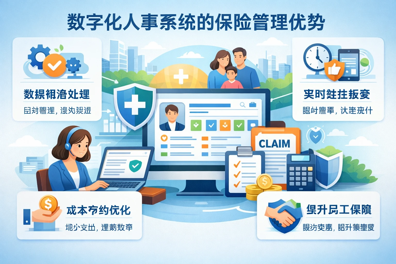 数字化人事系统的保险管理优势