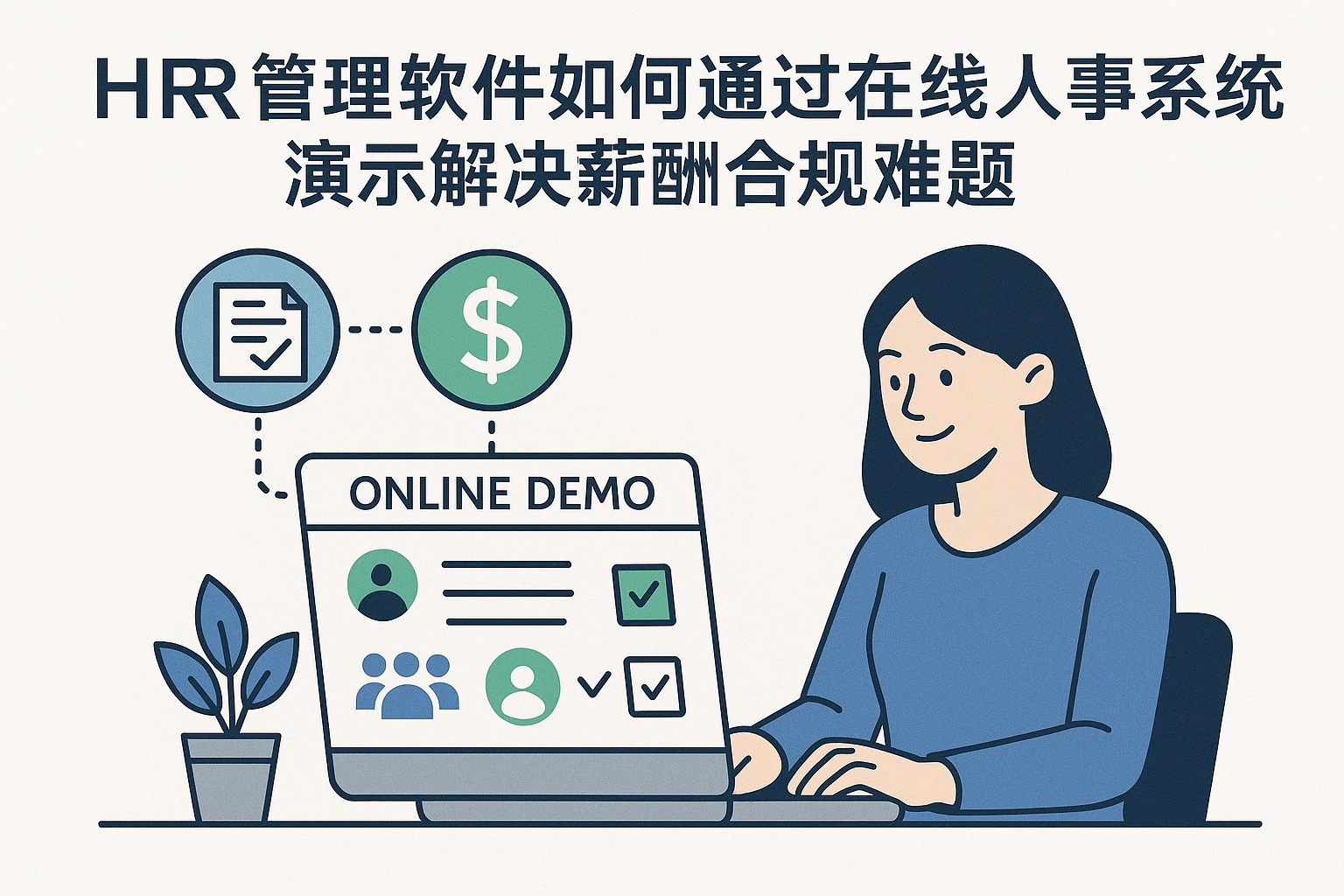 HR管理软件如何通过在线人事系统演示解决薪酬合规难题