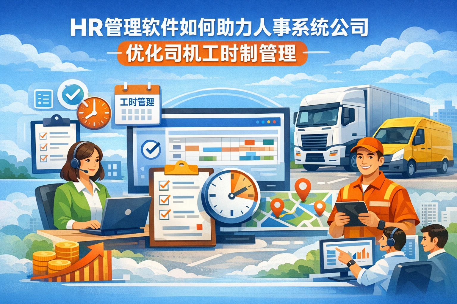 HR管理软件如何助力人事系统公司优化司机工时制管理
