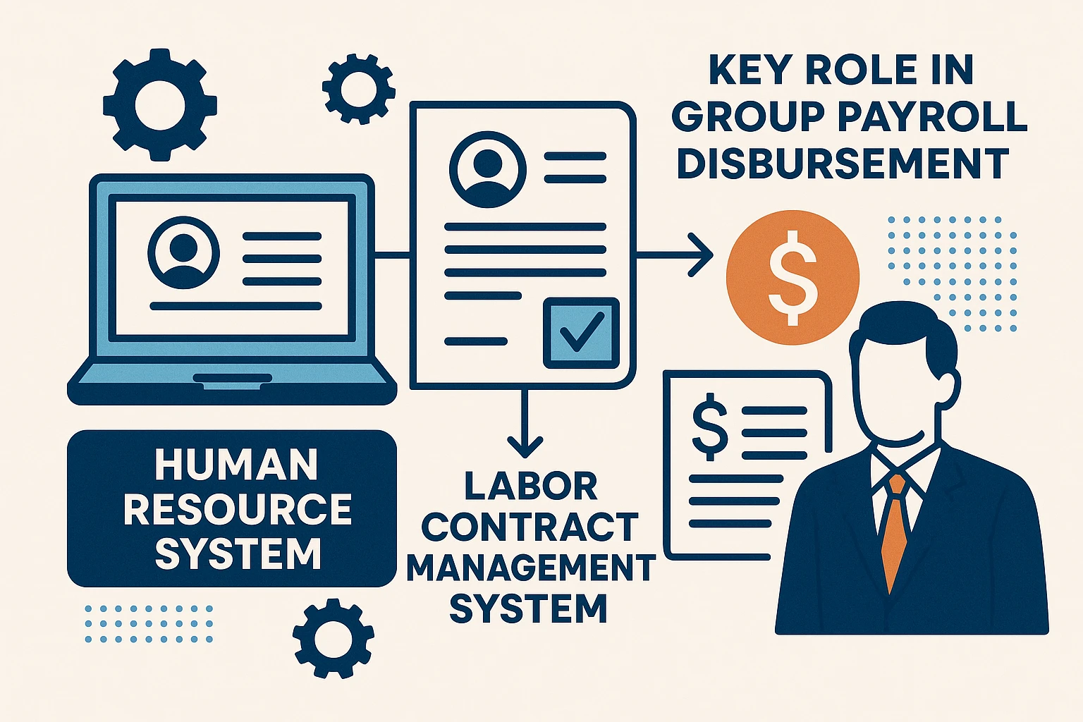 现代人事系统与劳动合同管理系统在集团薪酬发放中的关键作用