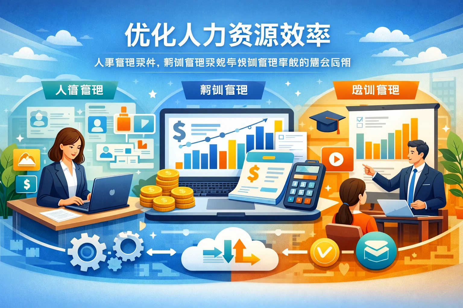 优化人力资源效率:人事管理软件、薪酬管理系统与培训管理系统的整合应用