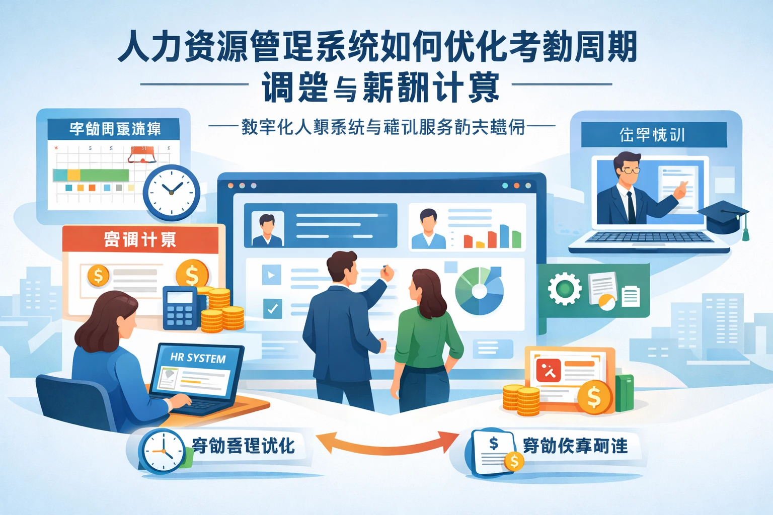 人力资源管理系统如何优化考勤周期调整与薪酬计算——数字化人事系统与培训服务的关键作用