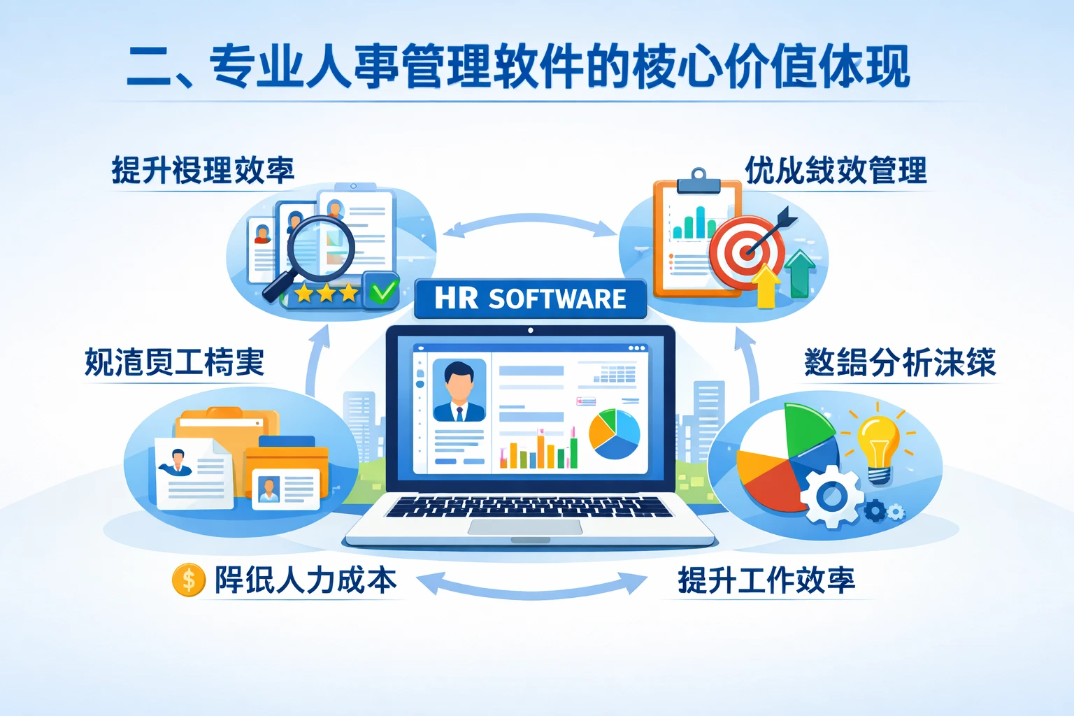 二、专业人事管理软件的核心价值体现