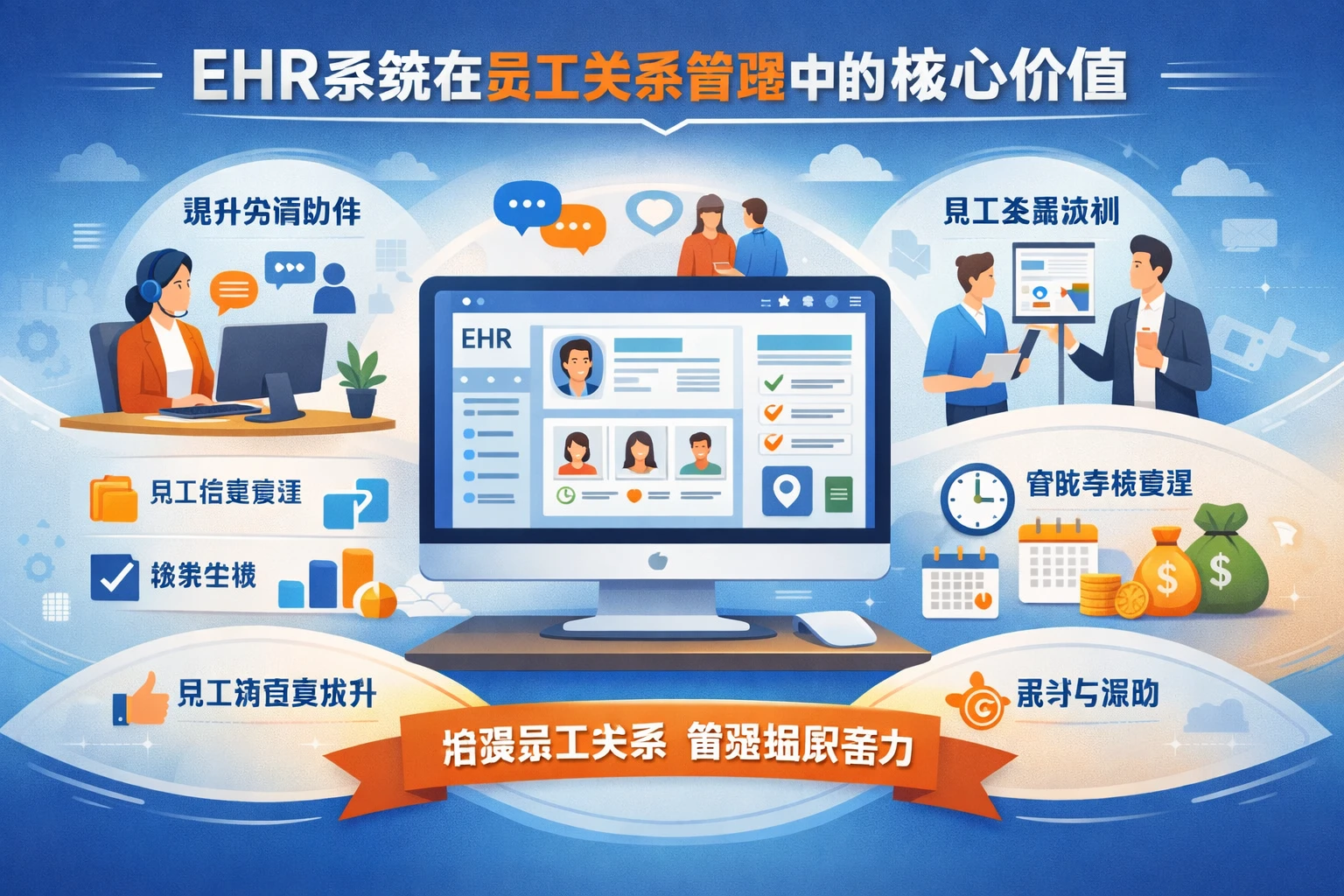 EHR系统在员工关系管理中的核心价值