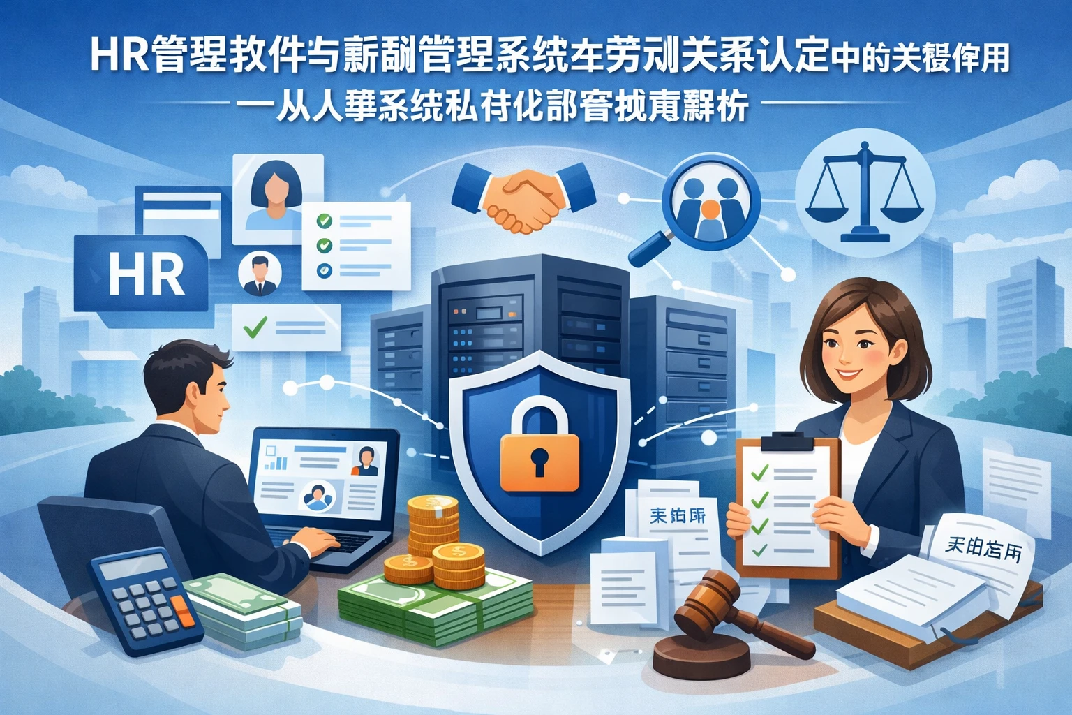 HR管理软件与薪酬管理系统在劳动关系认定中的关键作用——从人事系统私有化部署视角解析