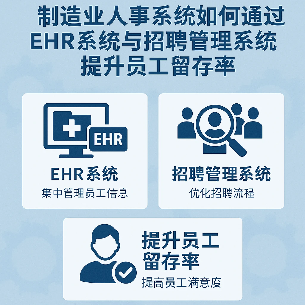 制造业人事系统如何通过ehr系统与招聘管理系统提升员工留存率