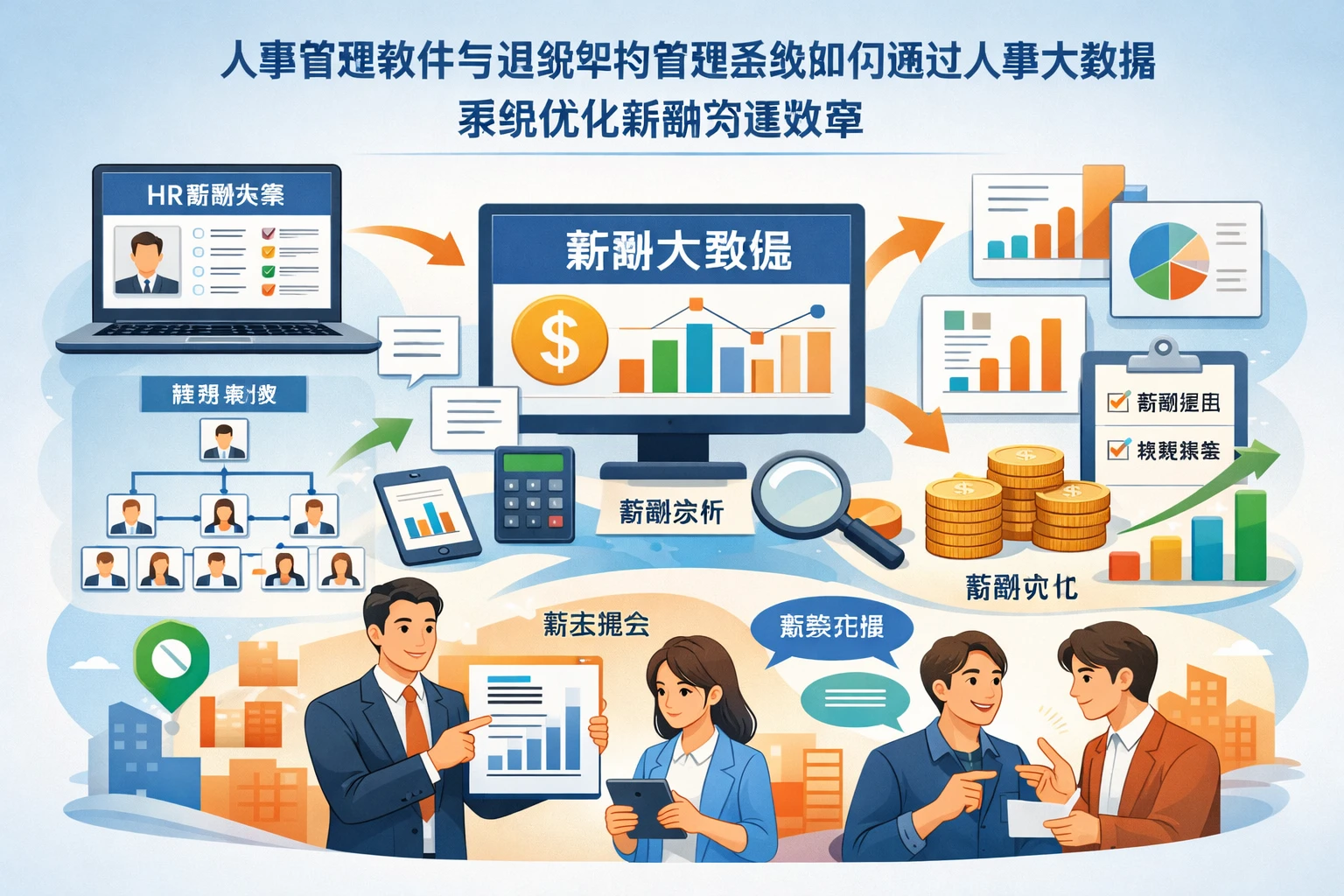 人事管理软件与组织架构管理系统如何通过人事大数据系统优化薪酬沟通效率