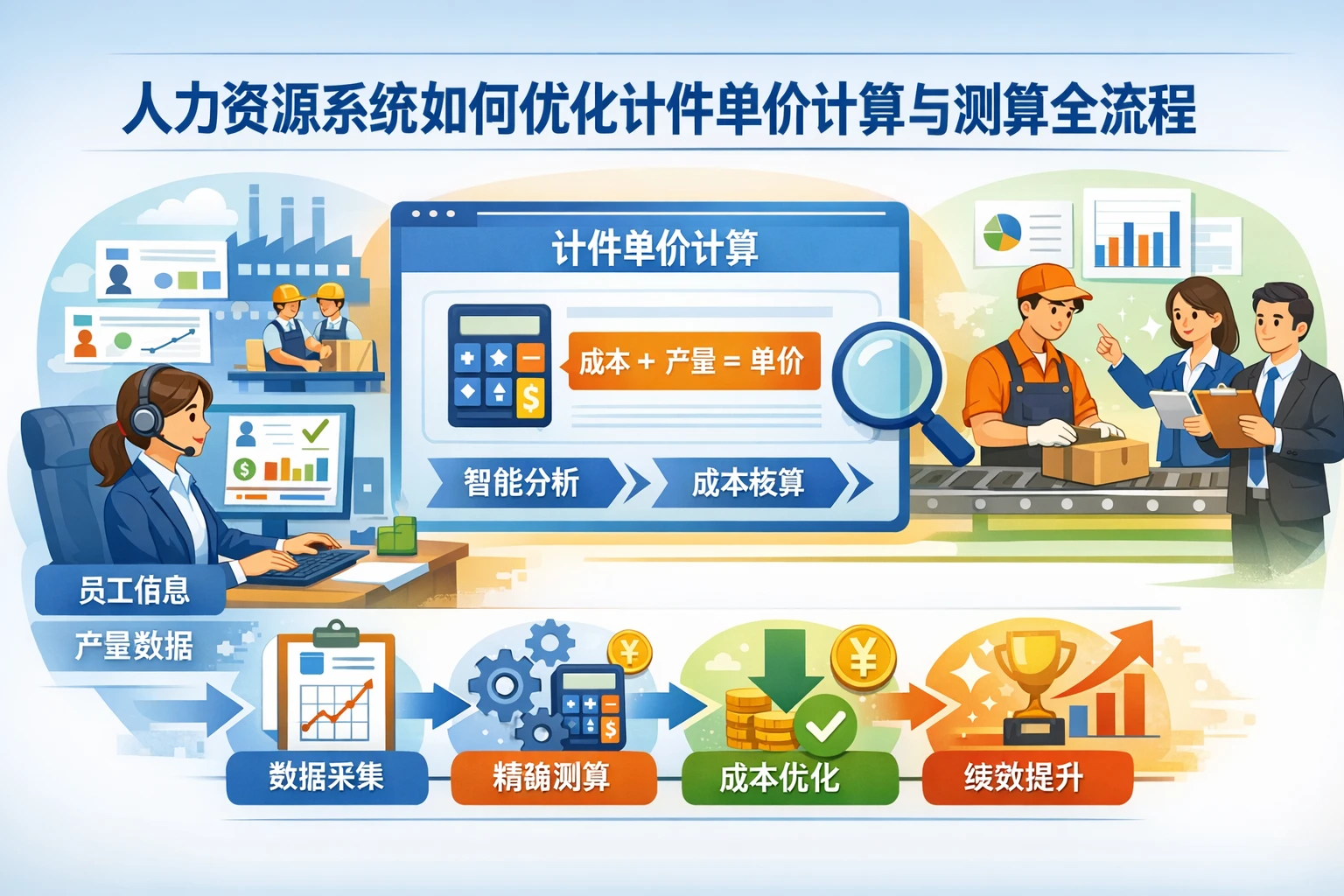人力资源系统如何优化计件单价计算与测算全流程