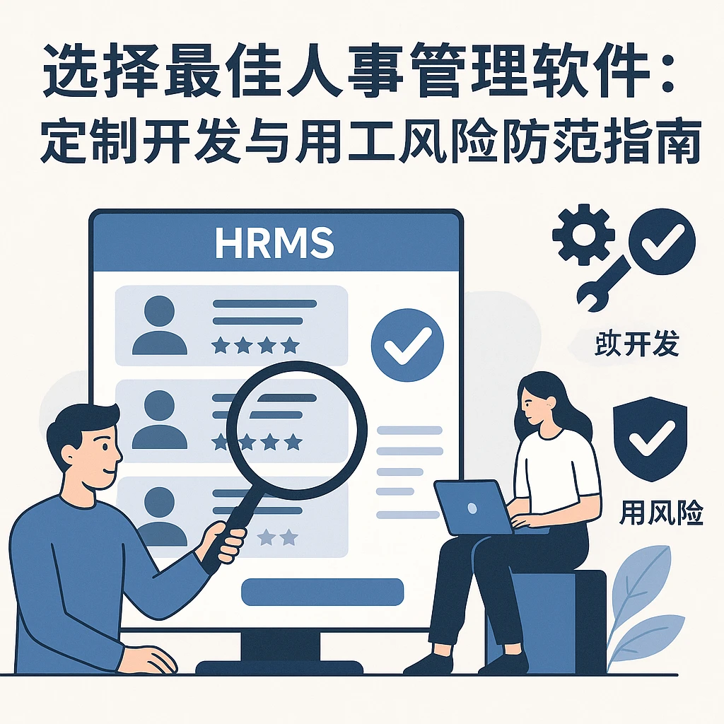 选择最佳人事管理软件：定制开发与用工风险防范指南