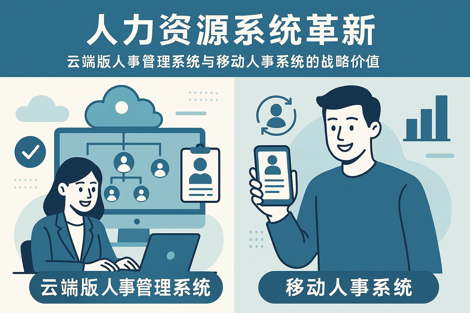 人力资源系统革新:云端版人事管理系统与移动人事系统的战略价值