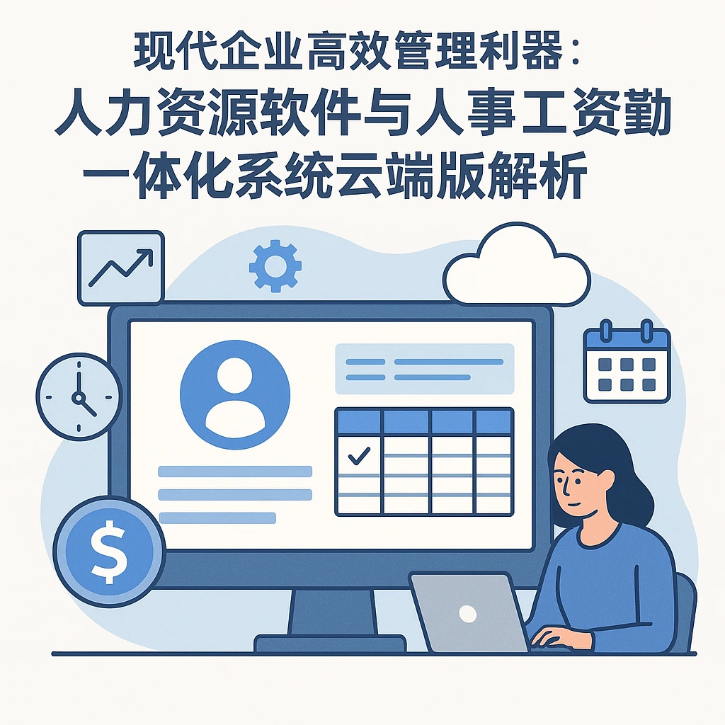 现代企业高效管理利器:人力资源软件与人事工资考勤一体化系统云端版解析