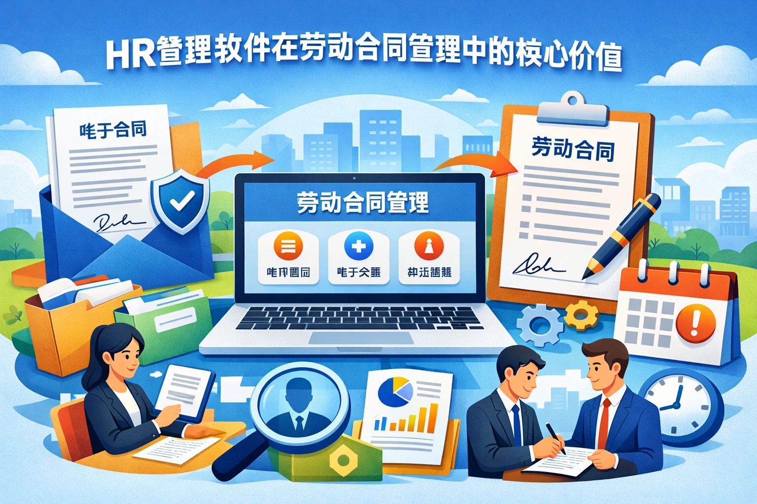 HR管理软件在劳动合同管理中的核心价值