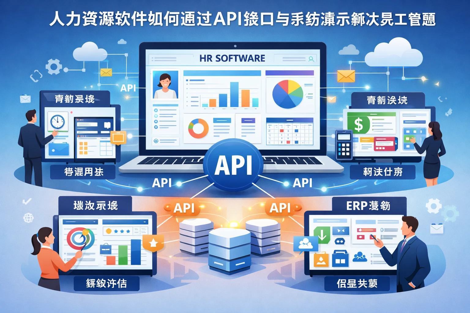 人力资源软件如何通过API接口与系统演示解决员工管理难题