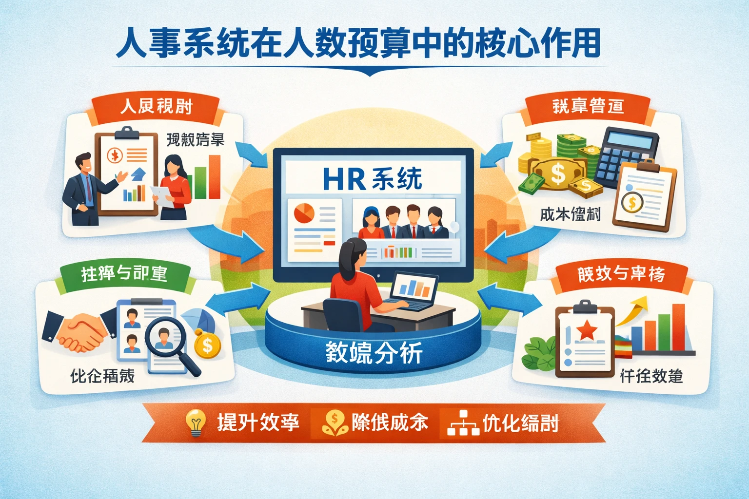 人事系统在人数预算中的核心作用