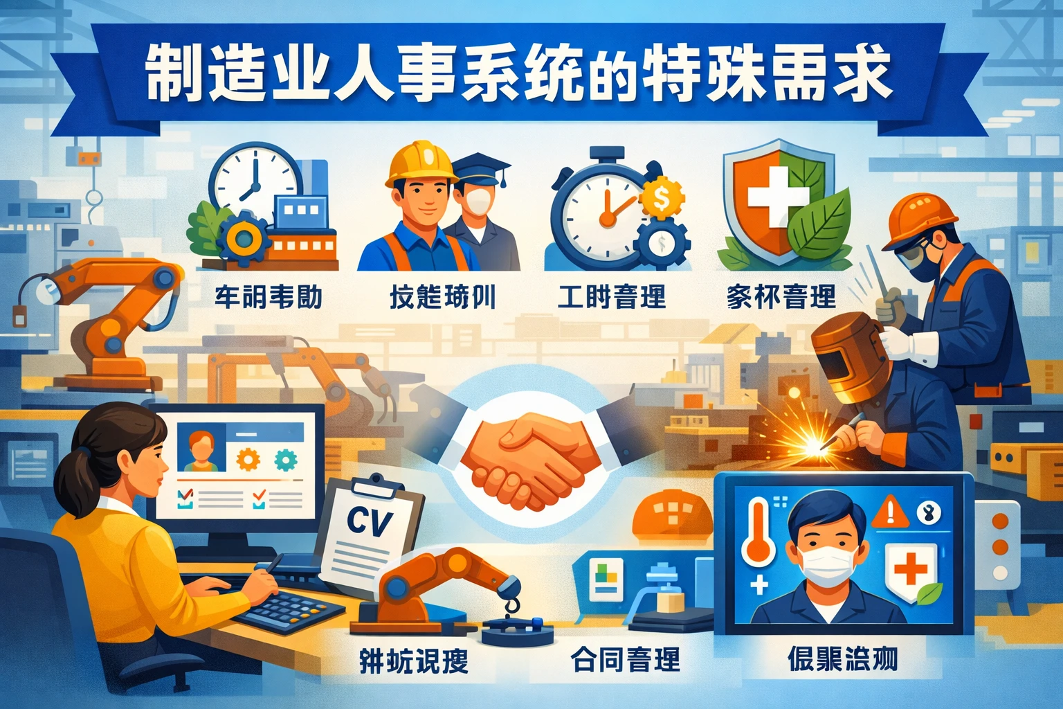 制造业人事系统的特殊需求