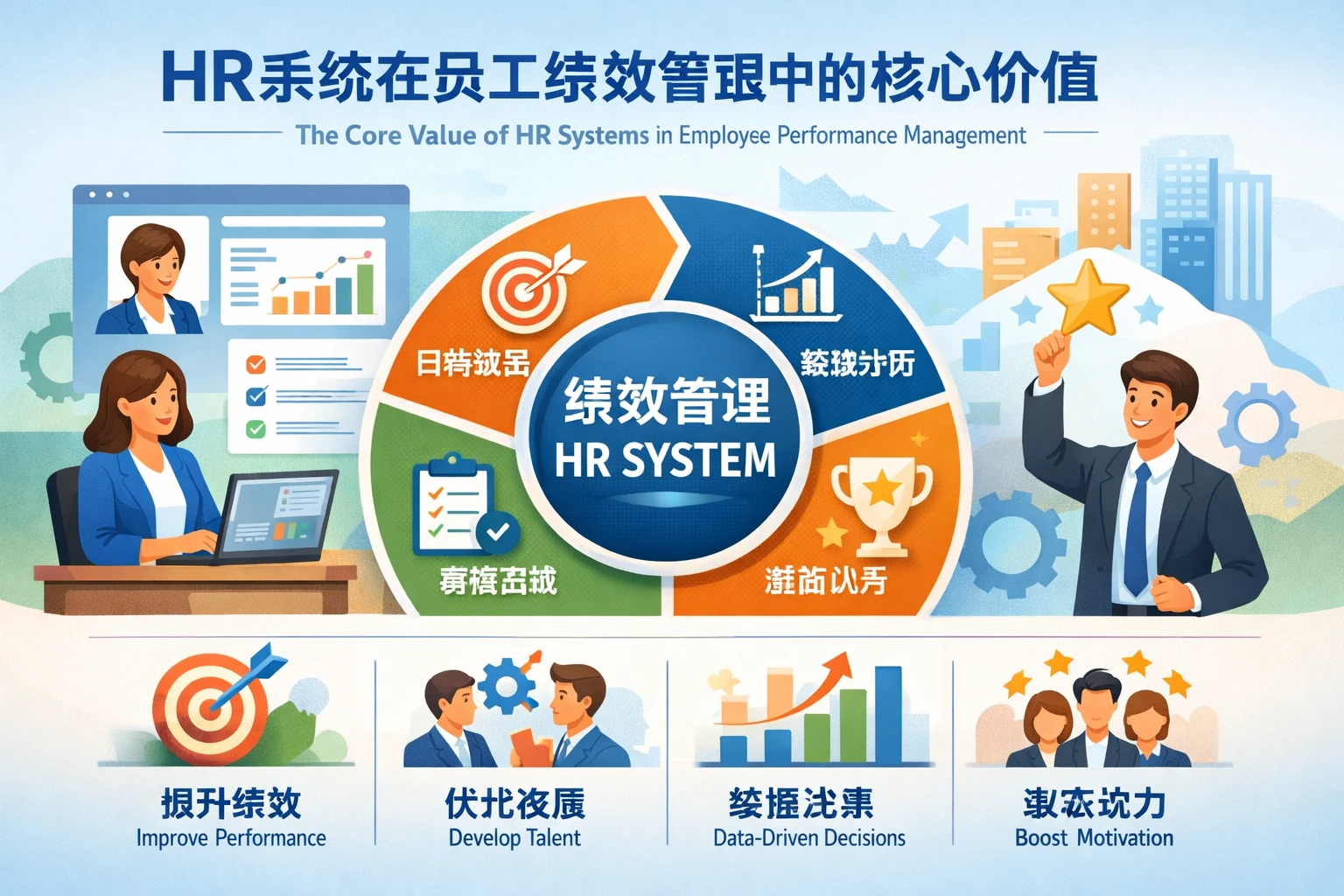HR系统在员工绩效管理中的核心价值
