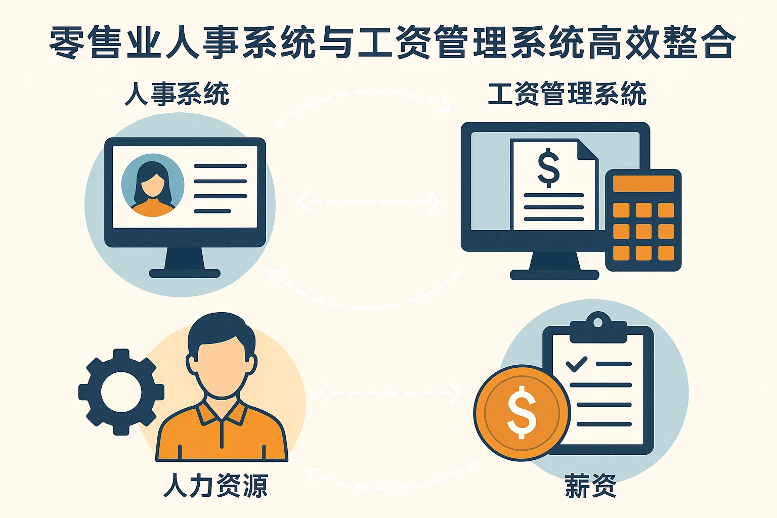 零售业人事系统与工资管理系统的高效整合策略