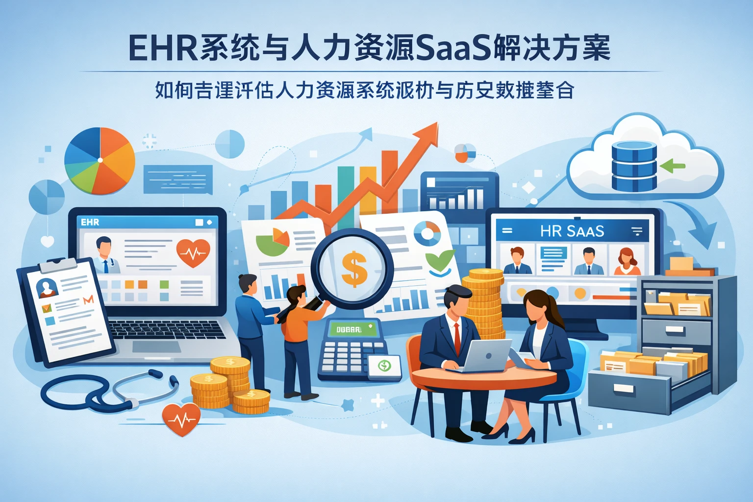 EHR系统与人力资源SaaS解决方案:如何合理评估人力资源系统报价与历史数据整合