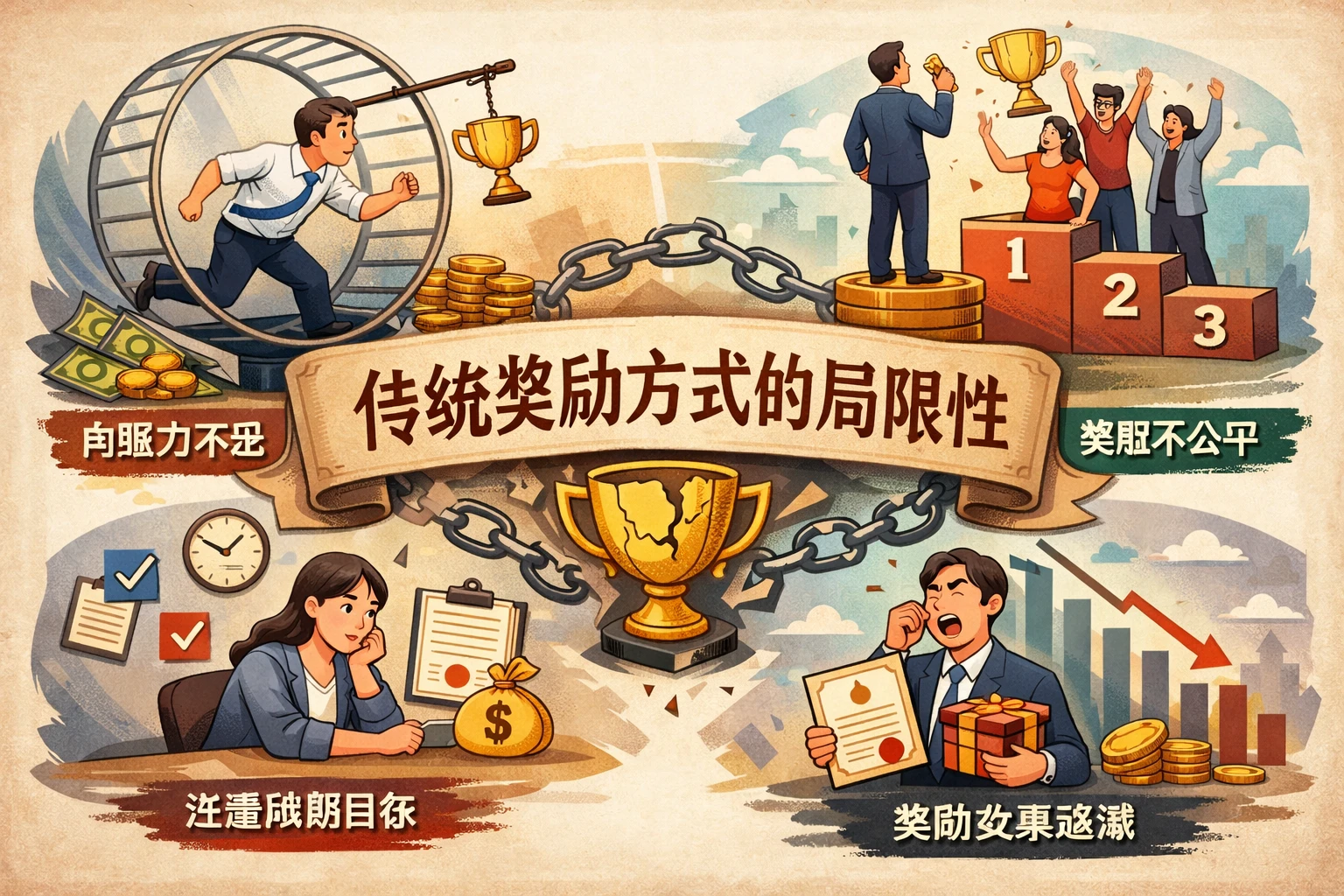 传统奖励方式的局限性