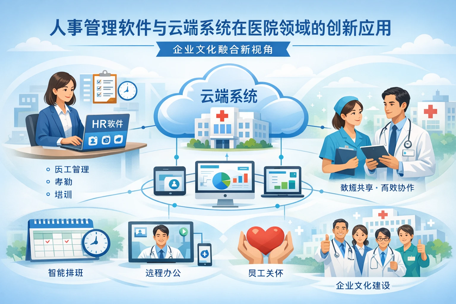 人事管理软件与云端系统在医院领域的创新应用：企业文化融合新视角