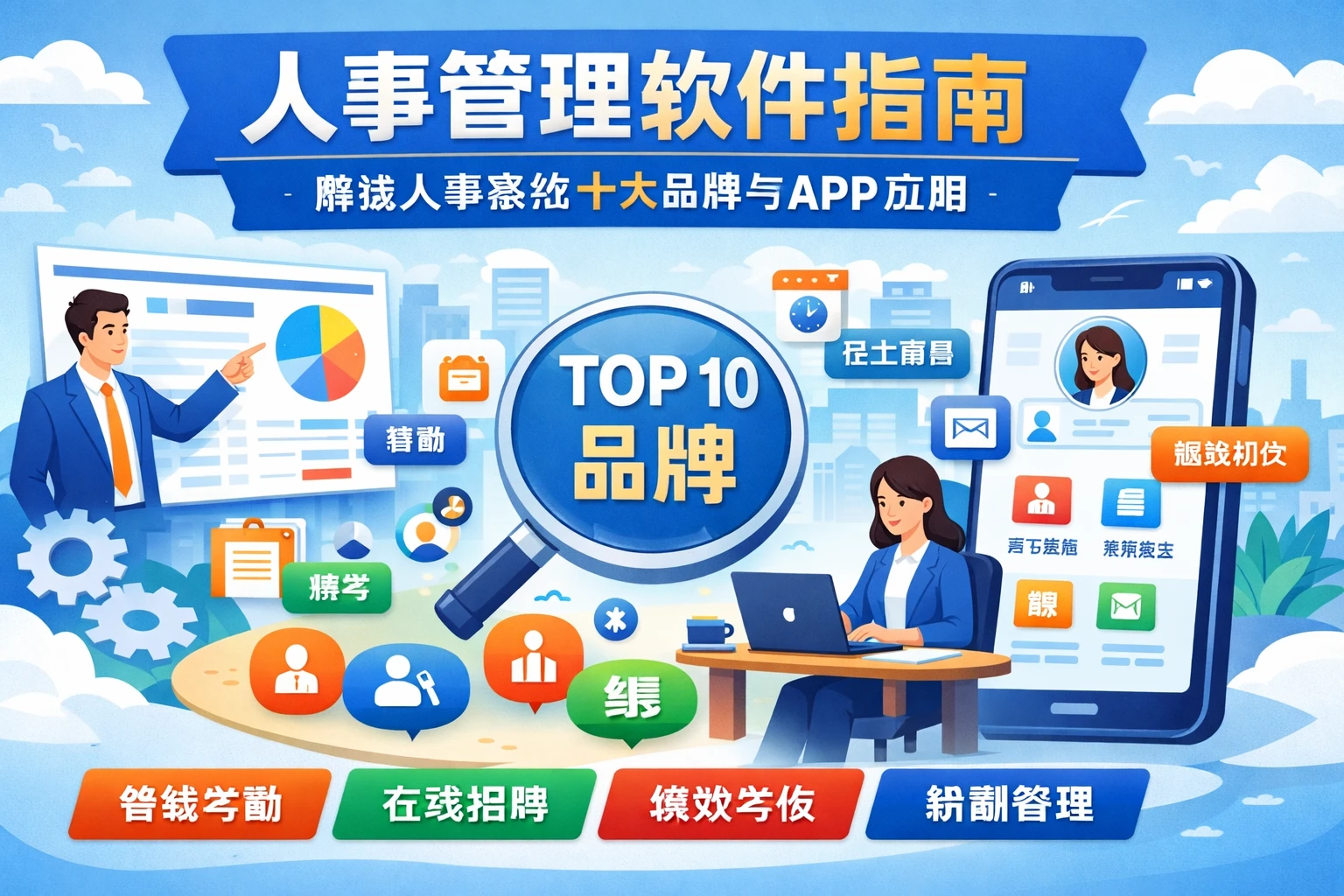 人事管理软件指南：解读人事系统十大品牌与APP应用