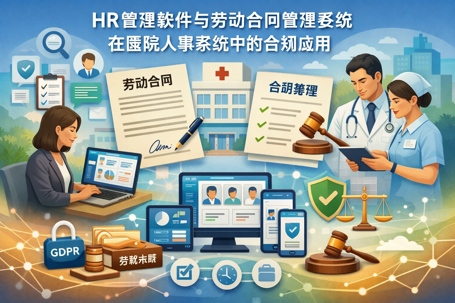 HR管理软件与劳动合同管理系统在医院人事系统中的合规应用