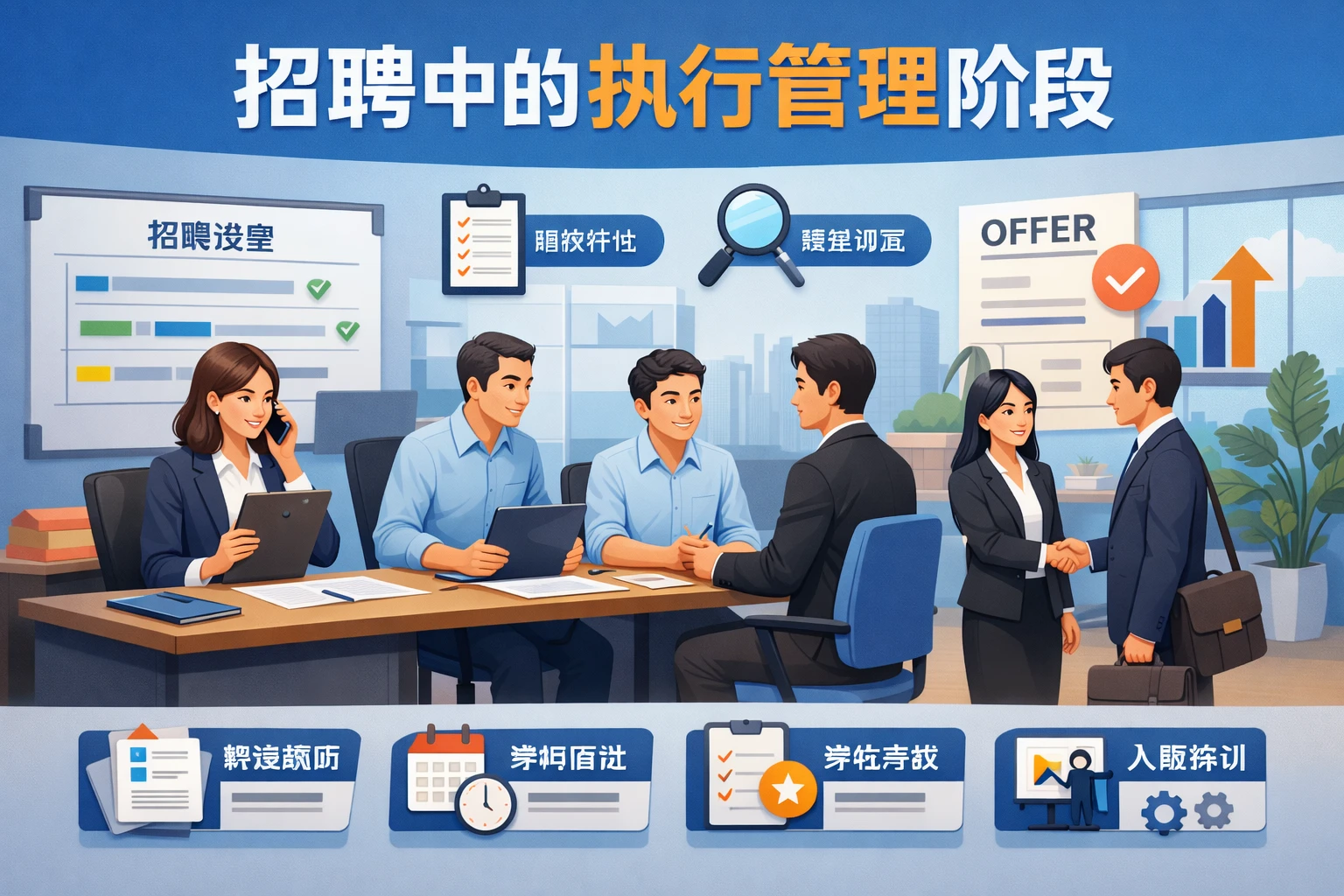 招聘中的执行管理阶段
