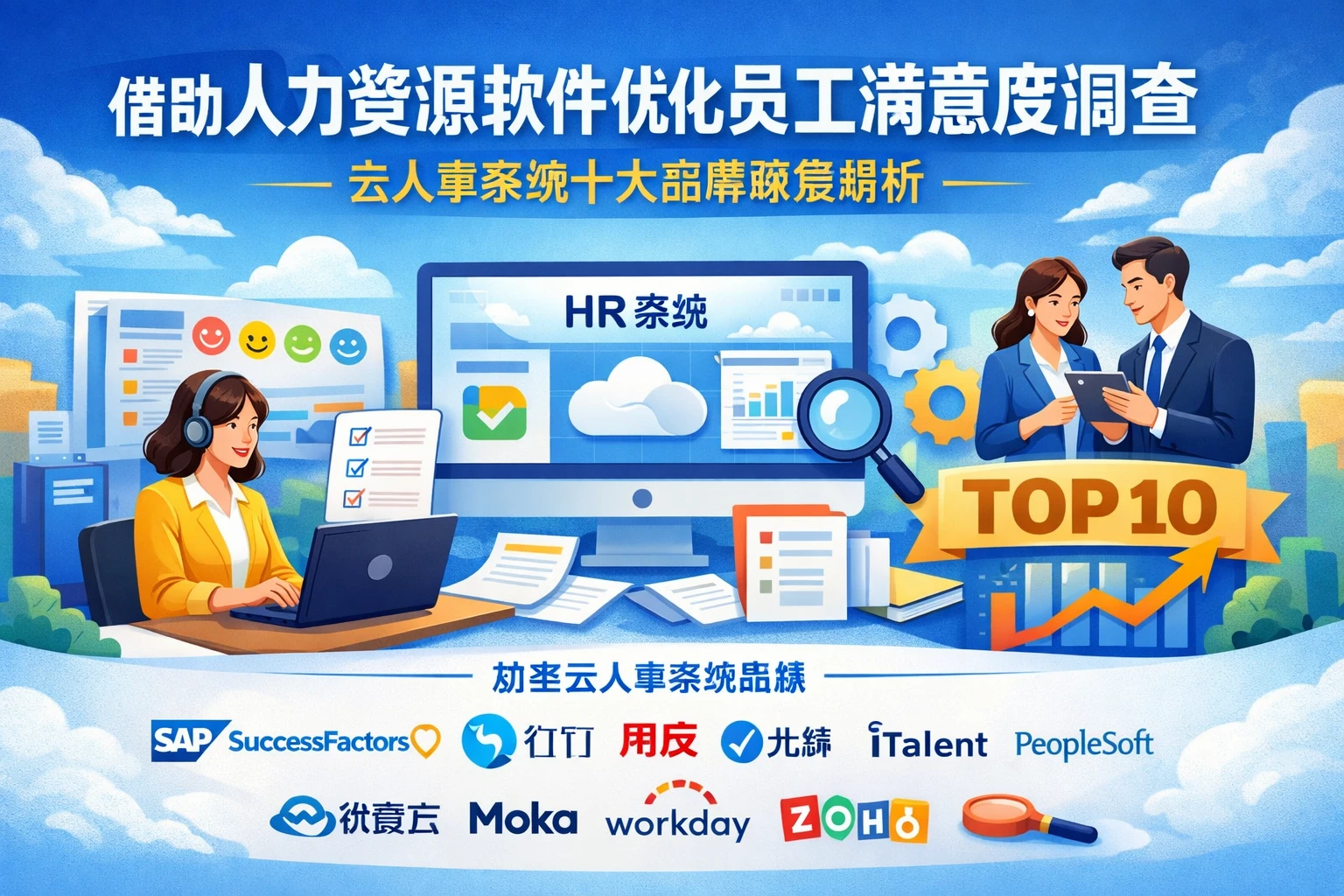 借助人力资源软件优化员工满意度调查：云人事系统十大品牌深度解析