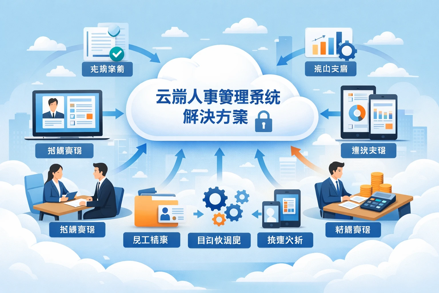 云端版人事管理系统的解决方案