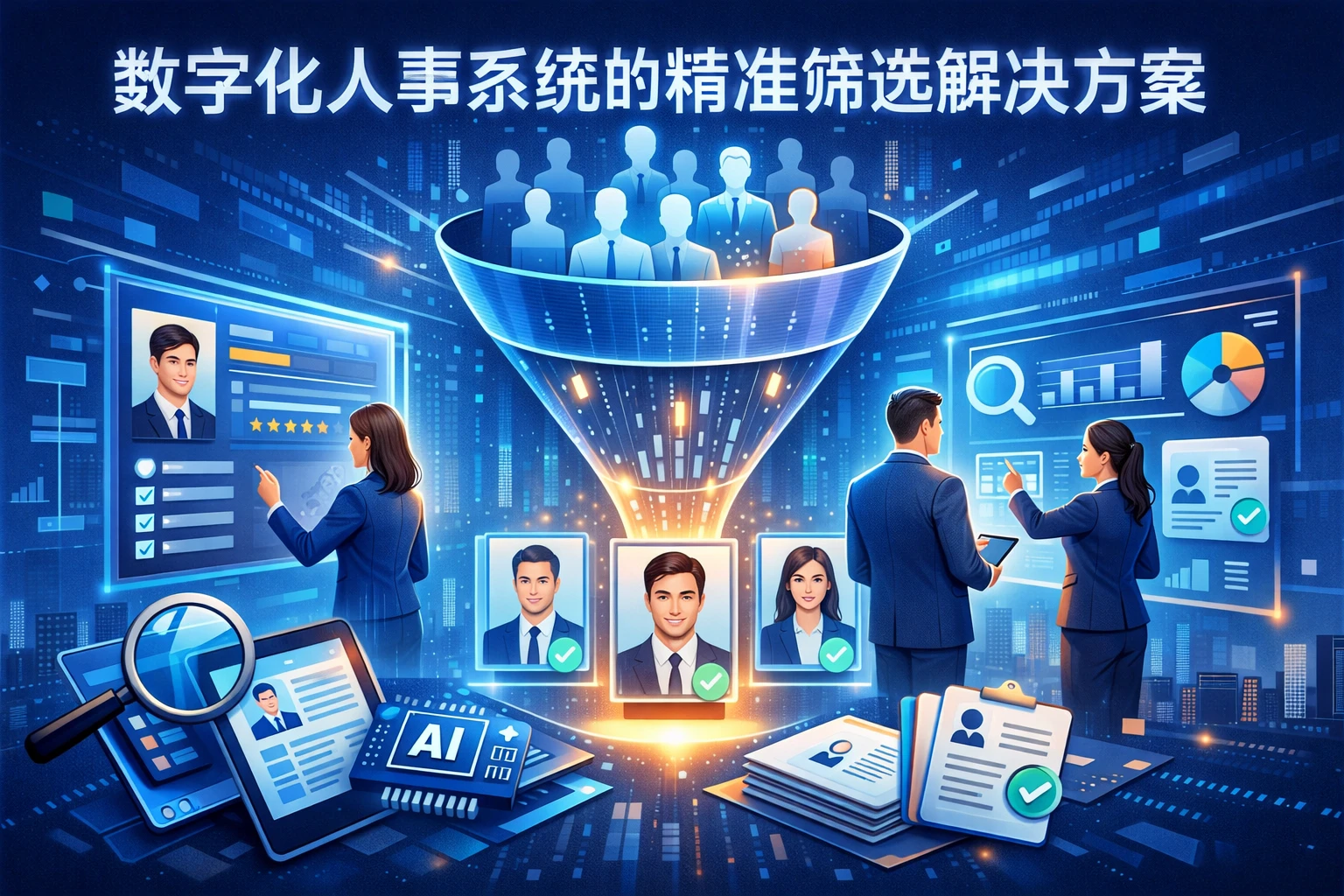 数字化人事系统的精准筛选解决方案