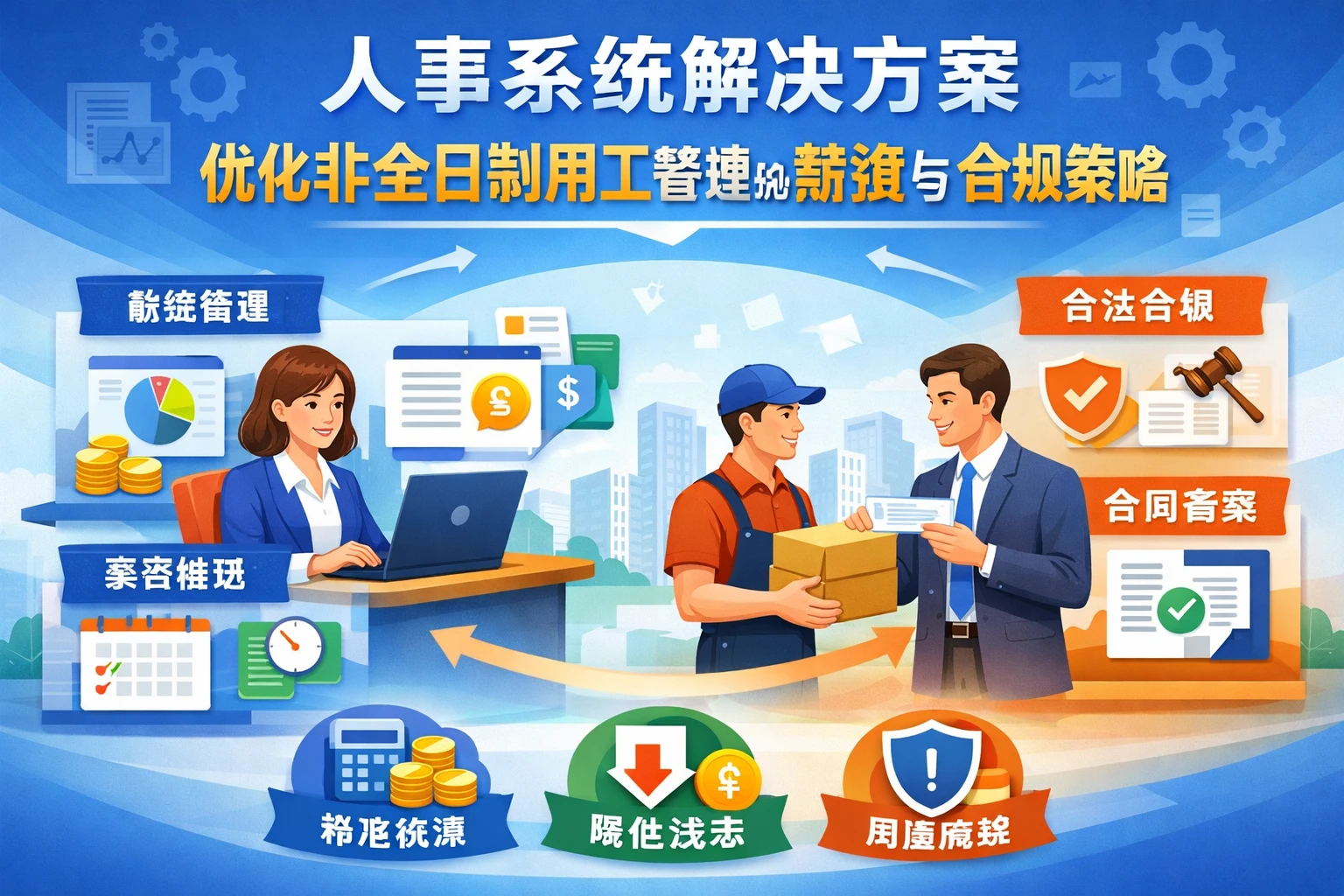 人事系统解决方案：优化非全日制用工管理的薪资与合规策略