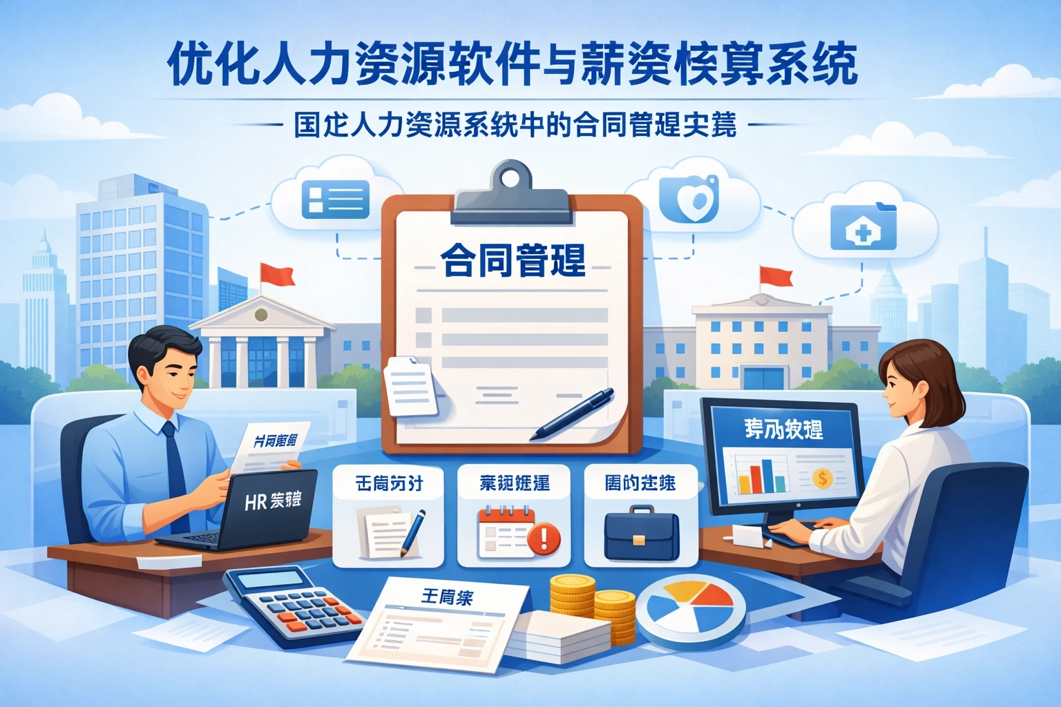 优化人力资源软件与薪资核算系统：国企人力资源系统中的合同管理实践