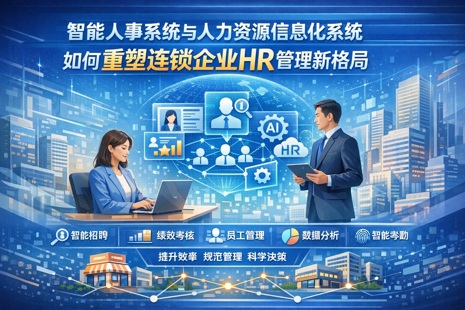 智能人事系统与人力资源信息化系统如何重塑连锁企业HR管理新格局