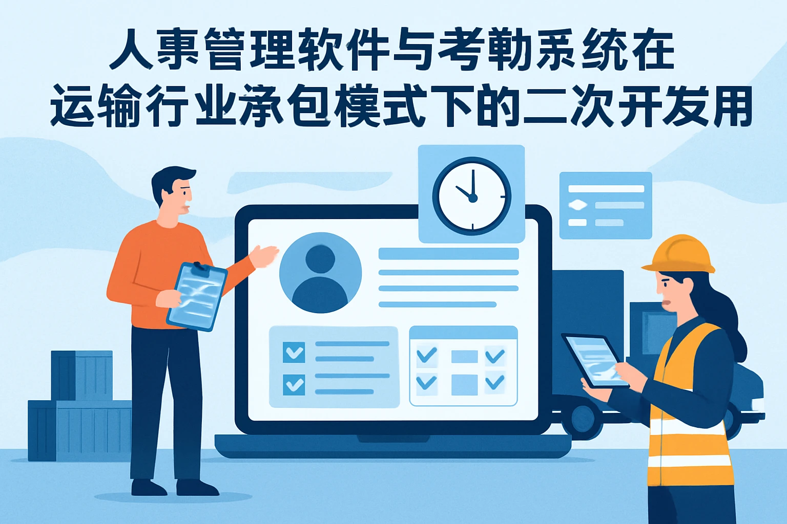 人事管理软件与考勤系统在运输行业承包模式下的二次开发应用