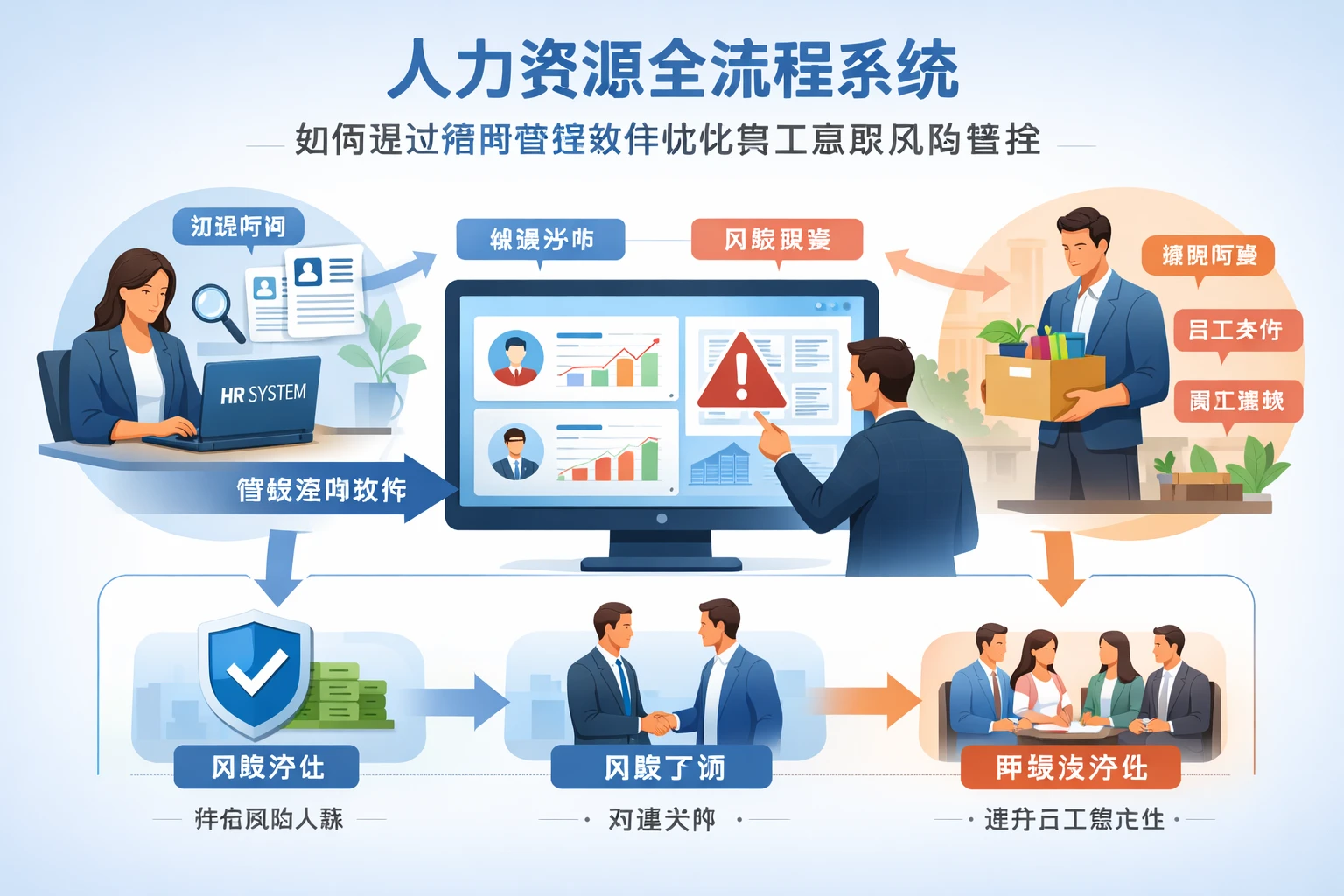 人力资源全流程系统如何通过招聘管理软件优化员工离职风险管控