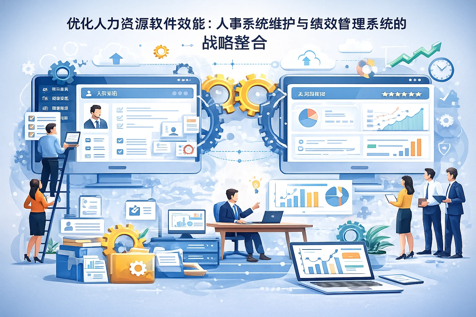 优化人力资源软件效能:人事系统维护与绩效管理系统的战略整合