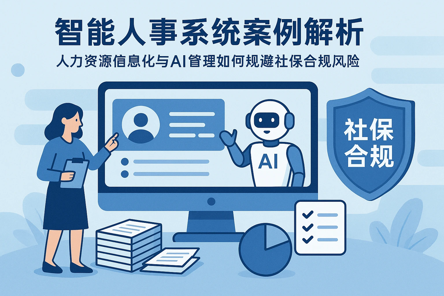 智能人事系统案例解析：人力资源信息化与AI管理如何规避社保合规风险