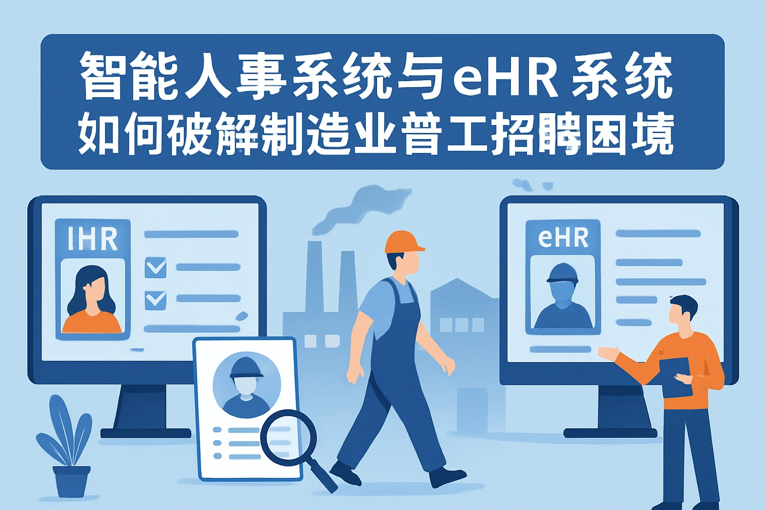 智能人事系统与eHR系统如何破解制造业普工招聘困境