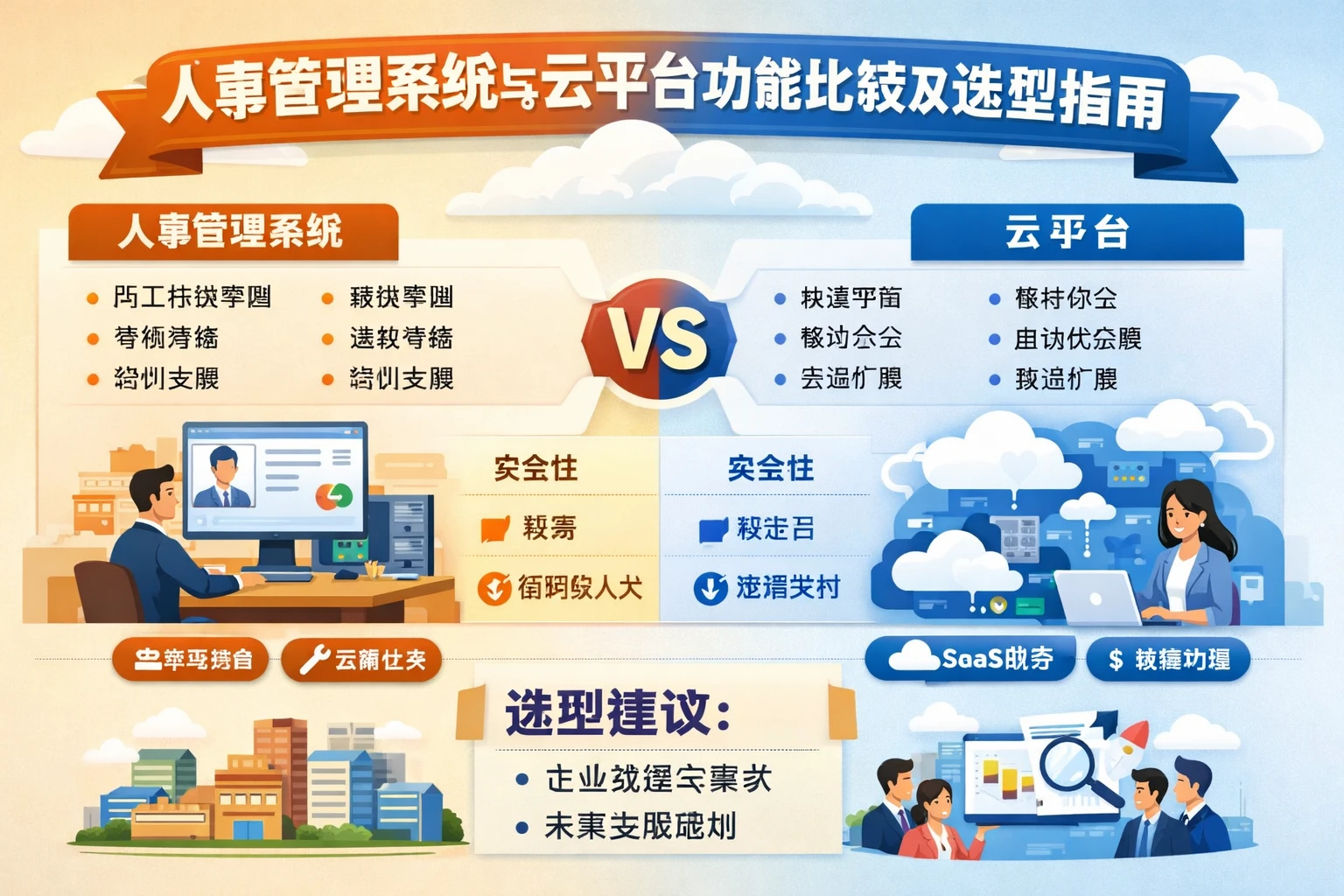 人事管理系统与云平台功能比较及选型指南