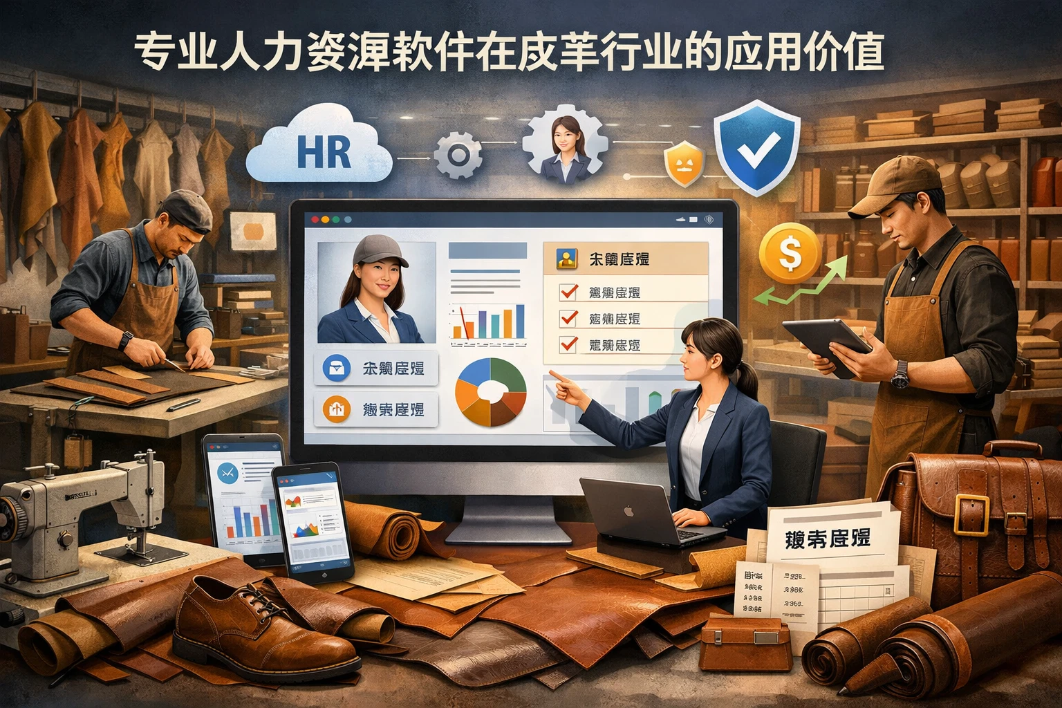 专业人力资源软件在皮革行业的应用价值