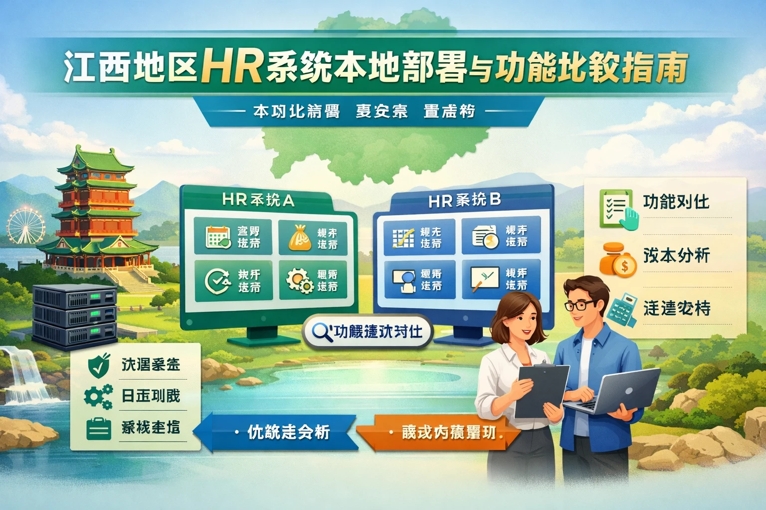江西地区HR系统本地部署与功能比较指南