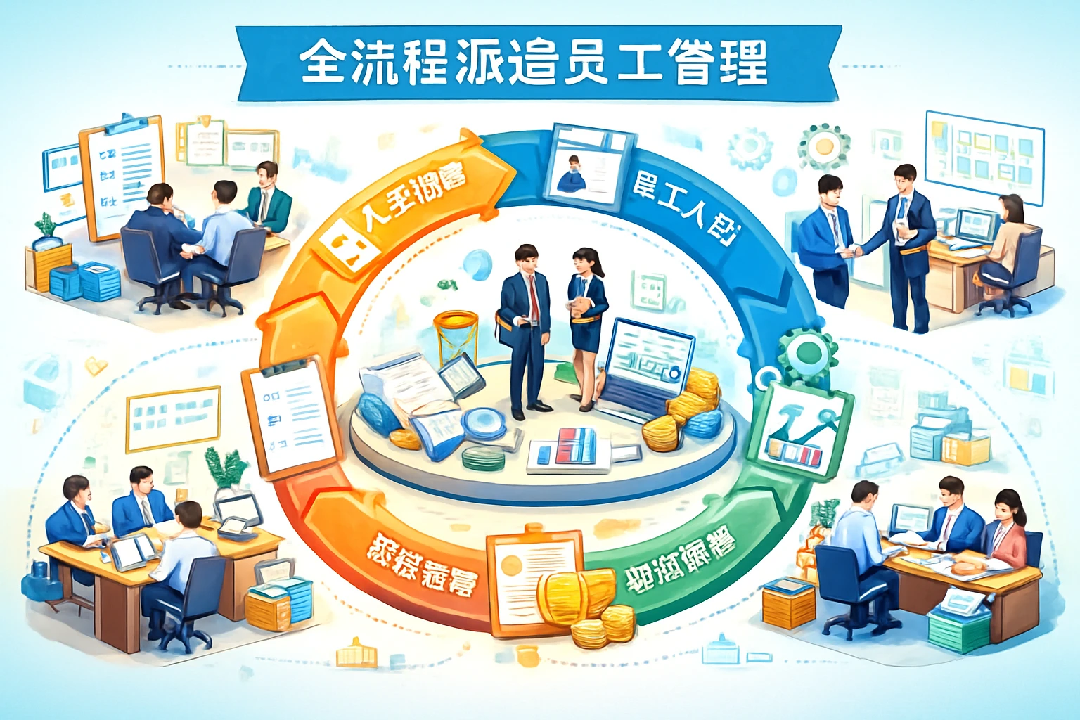 全流程派遣员工管理