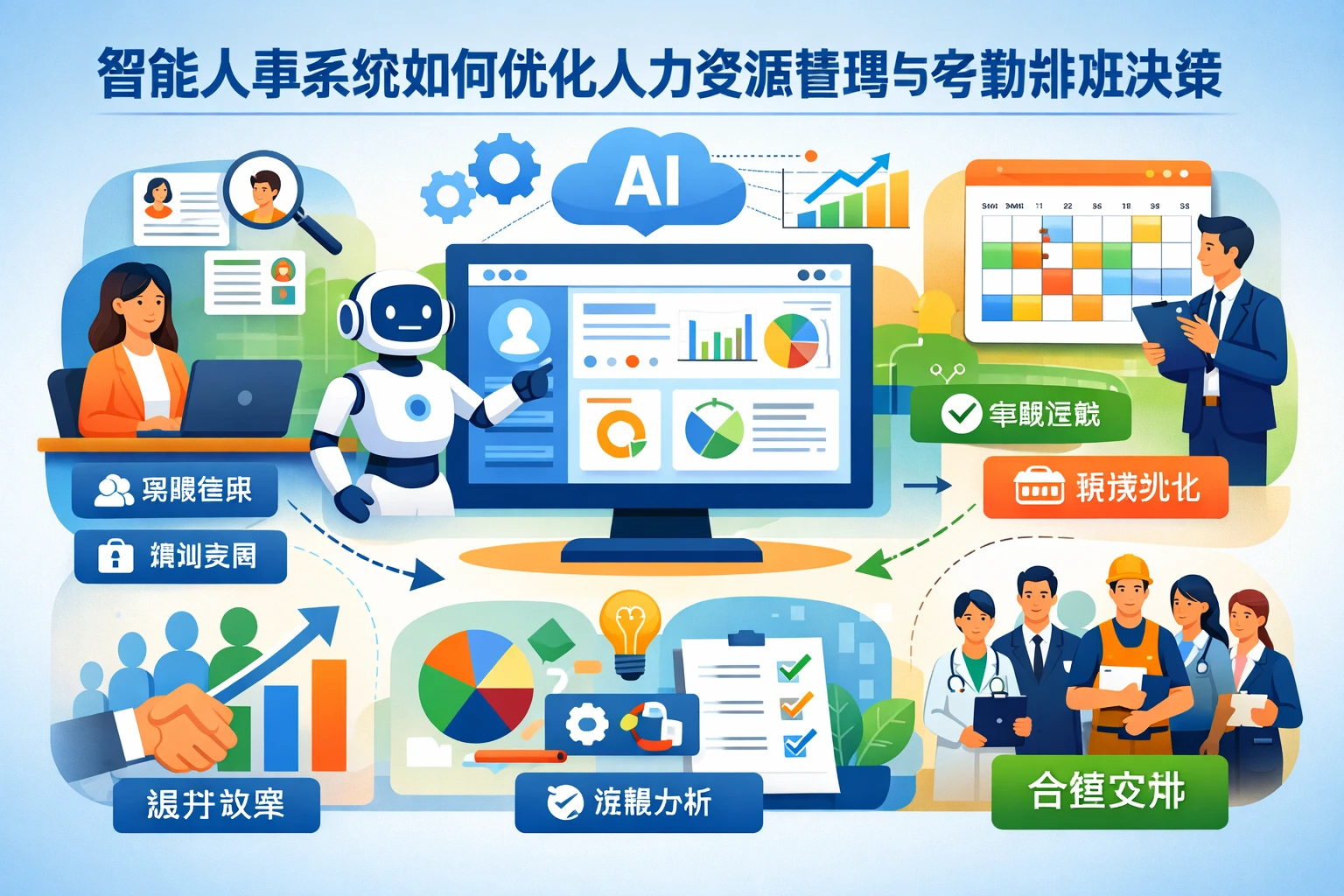 智能人事系统如何优化人力资源管理与考勤排班决策