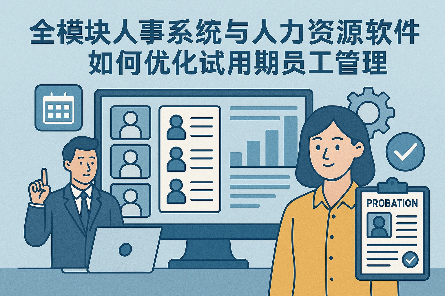 全模块人事系统与人力资源软件如何优化试用期员工管理